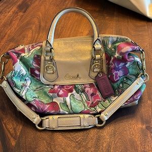 Coach Ashley Floral Bag